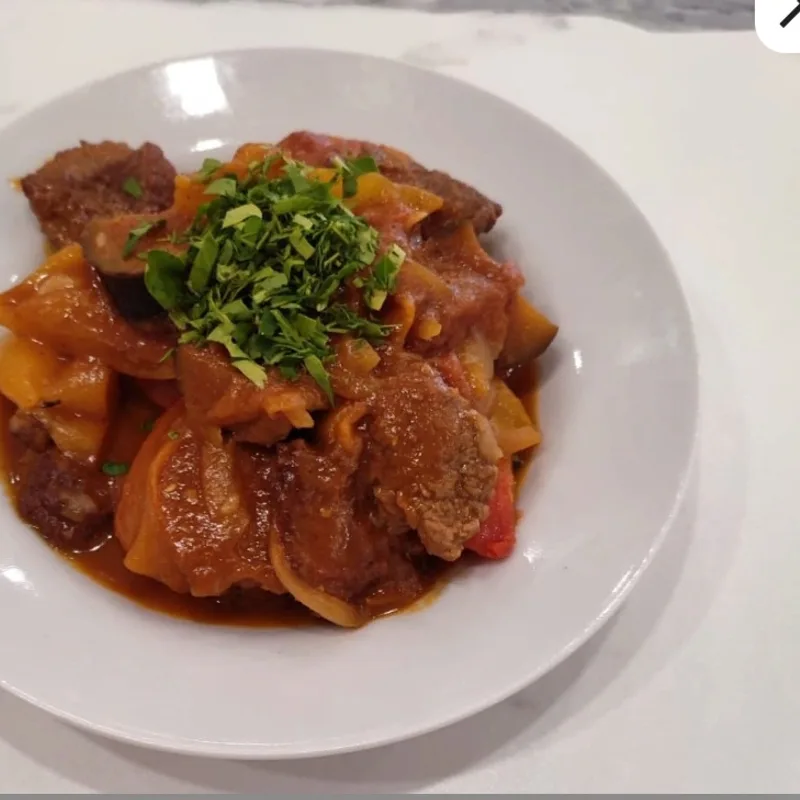 Жаркое из баранины с овощами